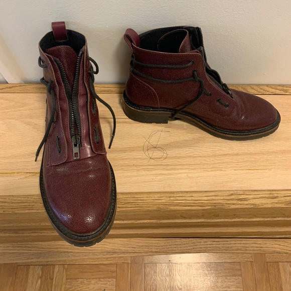 rag & bone Burgundy Ankle Boots - Picture 5 of 7